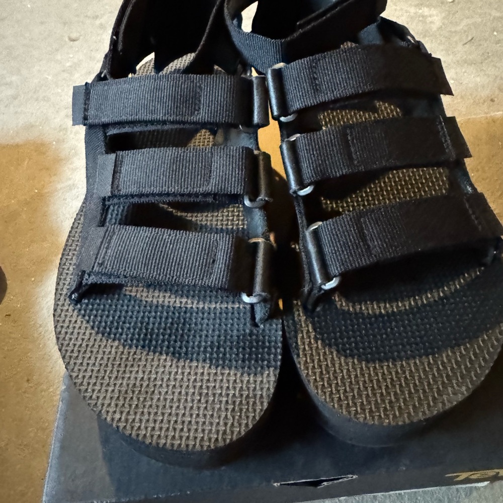 Black Strappy Sandals